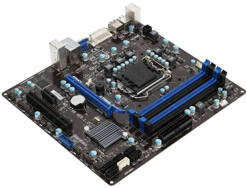Ремонт материнских плат  MSI B75MA-P45 в Санкт-Петербурге