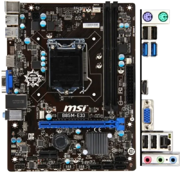 Ремонт материнских плат  MSI B85M-E33 в Санкт-Петербурге