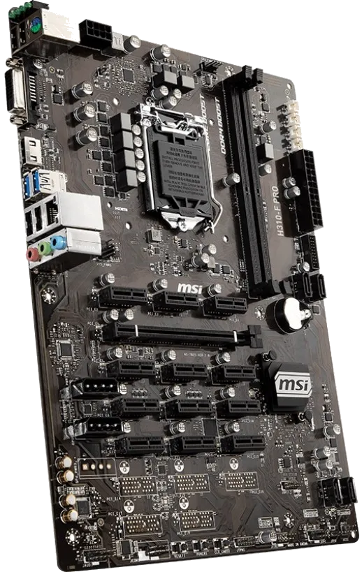 Ремонт материнских плат  MSI H310-F PRO в Санкт-Петербурге