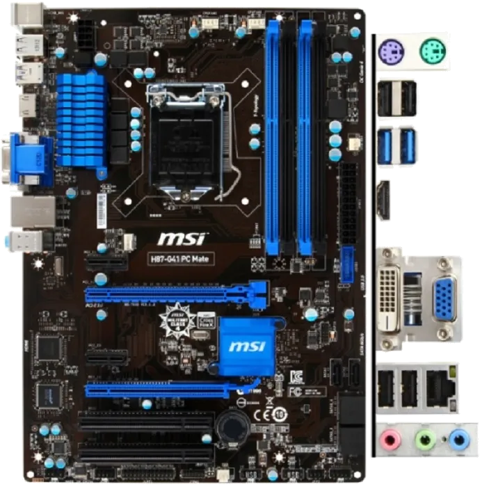 Ремонт материнских плат  MSI H87-G41 PC Mate в Санкт-Петербурге