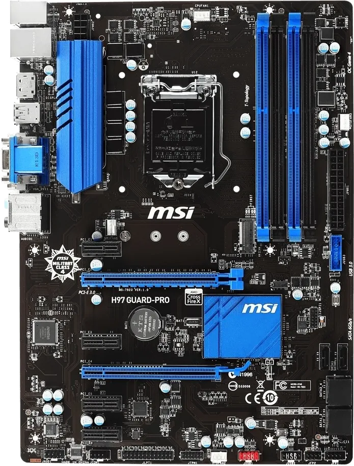 Ремонт материнских плат  MSI H97 GUARD-PRO в Санкт-Петербурге