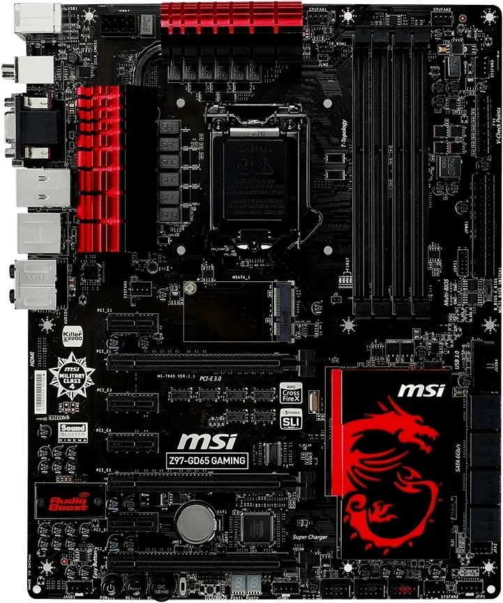 Ремонт материнских плат  MSI Z97-GD65 GAMING в Санкт-Петербурге