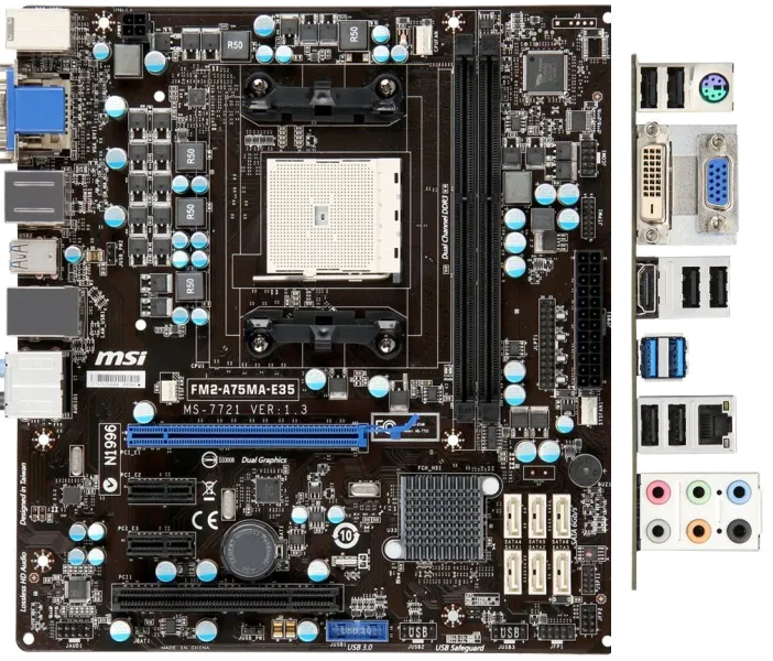 Ремонт материнских плат  MSI FM2-A75MA-E35 в Санкт-Петербурге
